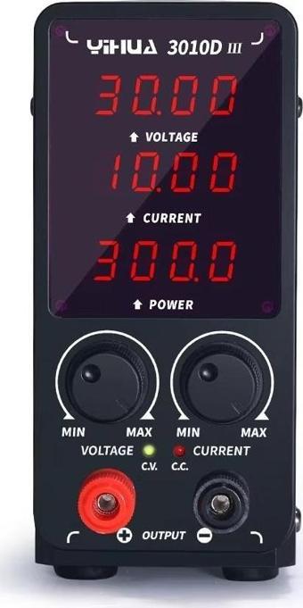 YİHUA 3010D-III 30V 10A AYARLANABİLİR GÜÇ KAYNAĞI DC POWER SUPPLY