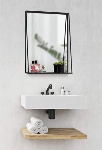 Doffo Metal Dekoratif Banyo Ve Lavabo Aynası