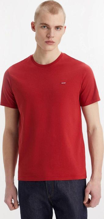 Levi's Erkek Arma Logo Kırmızı Basic T-shirt - 003vj-0000