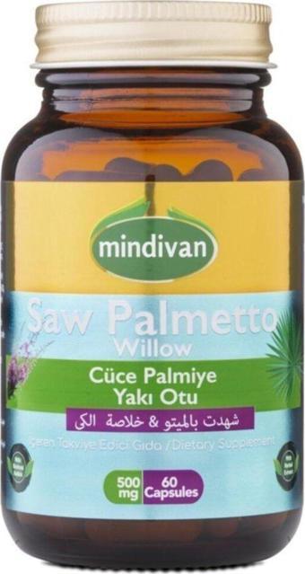 Mindivan Saw Palmetto Yakı Otu Ekstresi 60 Kapsül