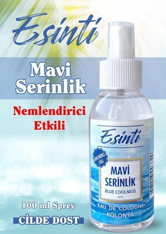 Kırıntı 2000 Esinti Mavi Serinlik Kolonyası (Nemlendirici Etkili)