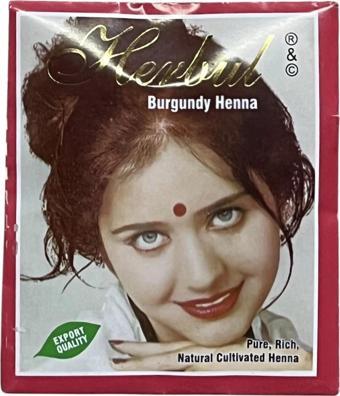 Bordo Kızıl Hint Kınası Herbul 10gr 1adet Burgundy Henna
