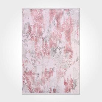 Crea Halı Crea Yolluk Halısı Modern 100X300 Galaxy 13507K Pembe Açık