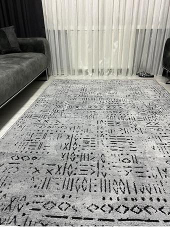 Crea Halı Vena Koleksiyonu Natural Lateks Jakarlı Antialerjik Dokuma Özel Ölçü Halı Yolluk