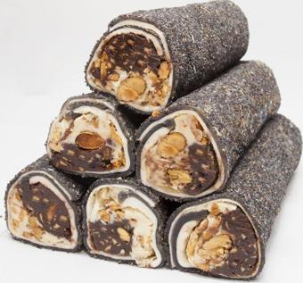 Mevlana Bazaar Haşhaşlı Çikolata Badem Kaymak Sarma Lokum 1000 Gr