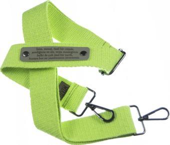 Miaju Neon Yeşil Renk, Unisex Çanta Omuz Kayışı, Kişiselleştirilebilir Hediyelik Çanta Omuz Askısı, 140 Cm