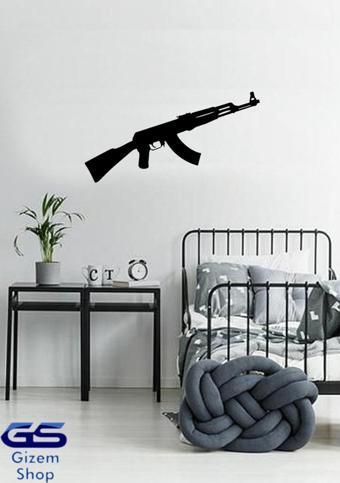 Odun Marketi Ak-47 Kalaşnikof Mdf Duvar Dekoru Pubge Nin En Sevilen Silahı