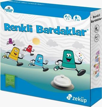 Mindarea Renkli Bardaklar Hızlı Akıllı Süper Aile Kutu Oyunu Oyuncak (5 Kişilik 25 Bardak)