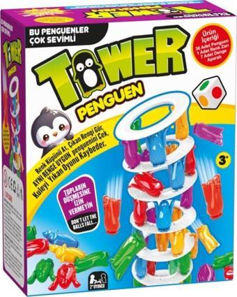 Mindarea Tower Penguen Bu Penguenler Çok Sevimli Aile Kutu Zeka Oyunu Oyuncak