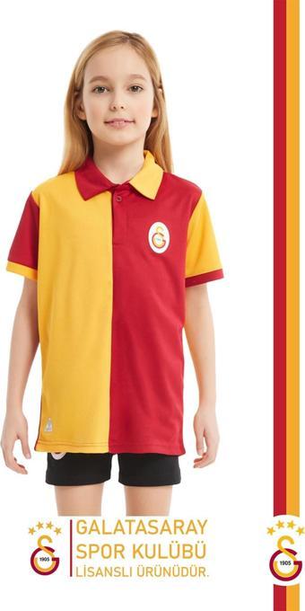Galatasaray Orijinal Lisanslı Match Day Polo Çocuk T-shirt