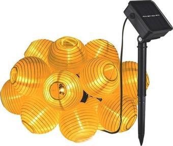 Solar 20 Japon Feneri Led 3Mt 8 Mod Güneş Enerjili Dış Bahçe Aydınlatma Dekorasyon Günışığı