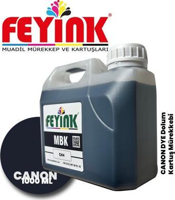 ® Canon TM-TX Serisi Plotter DYE Kartuş Dolum Mürekkebi PFI-310 PFI-710 MBK (Matt Black) -1000ml-