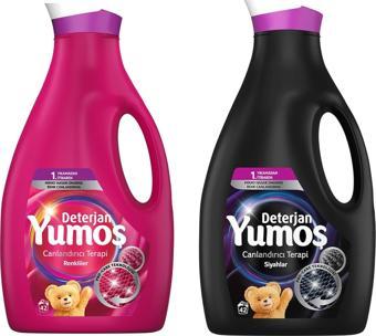 Yumoş Sıvı Çamaşır Deterjanı 2520 ml Renkliler ve Siyahlar 2 li