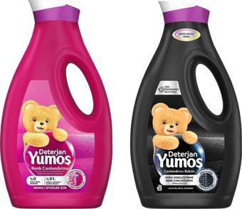 Yumoş Sıvı Çamaşır Deterjanı 1690 ml Renkliler ve Siyahlar 2 li