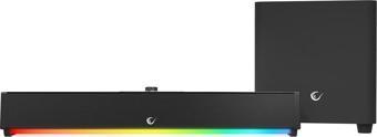 Ayt Rampage RM-1 Soundwave Plus Siyah 2x15 Watt+34 Watt BT+USB+AUX+TF Kartlı Gaming Soundbar