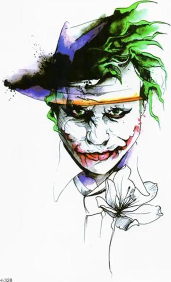 JOKER GEÇİCİ DÖVME TATTOO