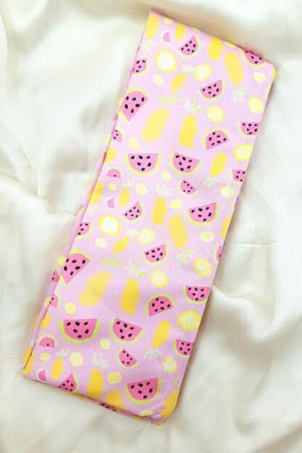 KARPUZ ANANAS DESENLİ AFRİKA TELLİ BANDANA