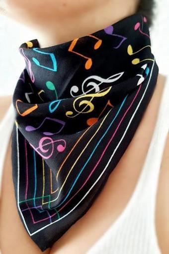 MÜZİK NOTA BANDANA