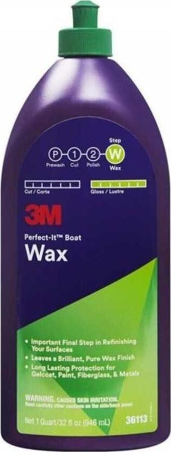 Lhr 3M Boat Wax 36113E Tekne Cilası 946mL