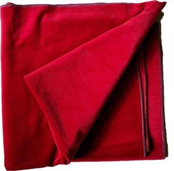 Eser Okey Oyun Masa Örtüsü Kadife 140X140 Kırmızı