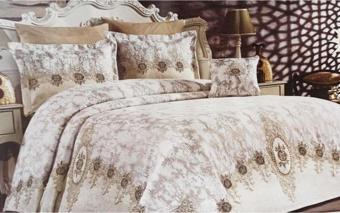 Vinaldi Uckız Home Imren Çift Kişlk Pike Takımı 7 Parça Krem