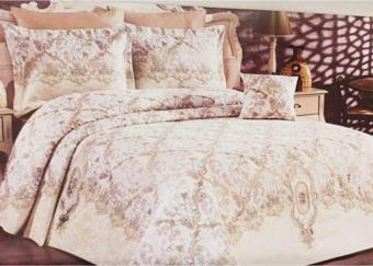 Vinaldi Uckız Home Beyza Çift Kişlk Pike Takımı 7 Parça Cappuccino