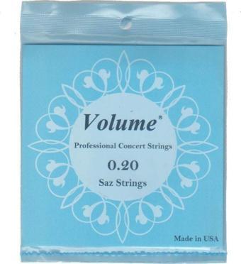 Volume 0.20 Profesyonel Uzun Sap Bağlama Teli (Topuzlu)