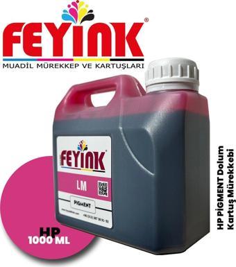 ® Hp Z Serisi Plotter Pigment Kartuş Dolum Mürekkebi Z2100/Z5200/Z5400/Z5600/LM (Light Magenta) -1000ml-