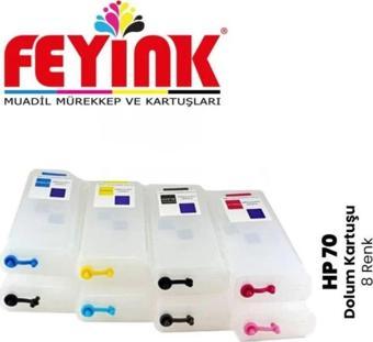 ® Z Serisi 70 Kolay Dolabilen Dolum Kartuşu Süper Çipli 8 Renk Z2100/Z5200/Z5400/