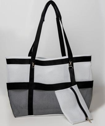 Holiday Bag Plaj Çantası Seti (1 Adet Plaj Çantası + 2 Adet Plaj Havlusu + 2 Adet Terlik)