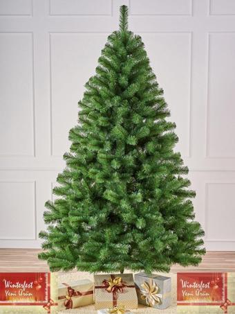 Winterfest Yılbaşı Çam Ağacı 210 Cm 800 Gür Dallı Demir Ayaklı
