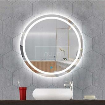 Nuun Dekor 70 Cm Dokunmatik Beyaz Ledli Ayna (Dimmer)