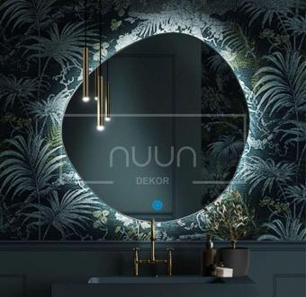 Nuun Dekor 70Cm Dokunmatik On/Off Ledli Ayna (Dimmer)