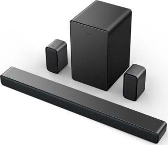 Kablosuz Subwoofer'lı TCL 5.1 Kanal Ses Çubuğu (Q6510) Black