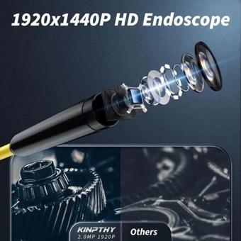Kinpthy Işıklı Endoskop Kamera LED Işıklı 1920P HD Borescope Single lens