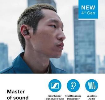 SENNHEISER Momentum True Kablosuz 2 White Silver MTW4