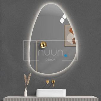 Nuun Dekor 90X70 Cm Dokunmatik Ledli Ayna -  (Dimmer Özellikli)