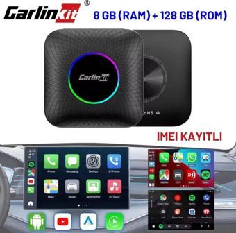 Carlinkit TBox Ambient Android 13, 8+128GB, Google PlayStore, Netflix, YouTube, Kablosuz/Wireless CarPlay &amp; Android 