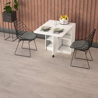 %100 MDFLAM Katlanır Mutfak Masası KM-17