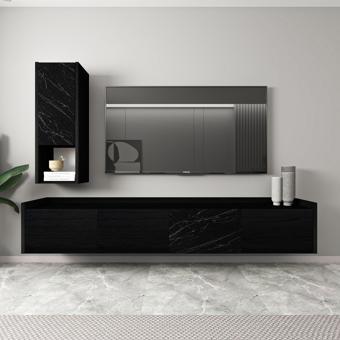 T007 Duvara Monte, Raflı Tv Ünitesi, Tv Sehpası
