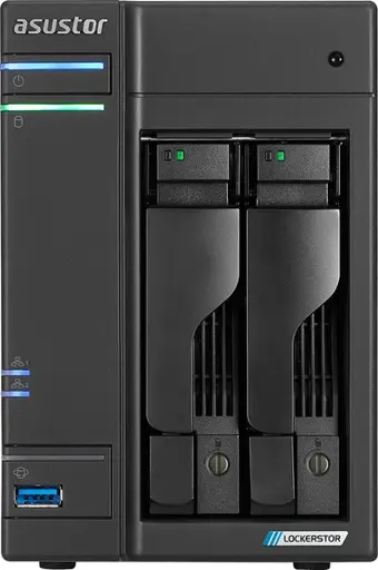 Asustor AS6702T Intel N5105 2 Yuvalı (2X22TB Destegı) 4gb DDR4(16GB Ram Destegı) M.2 X4 Pcıe X1 2.5gbe X2 USB 3.2 X3
