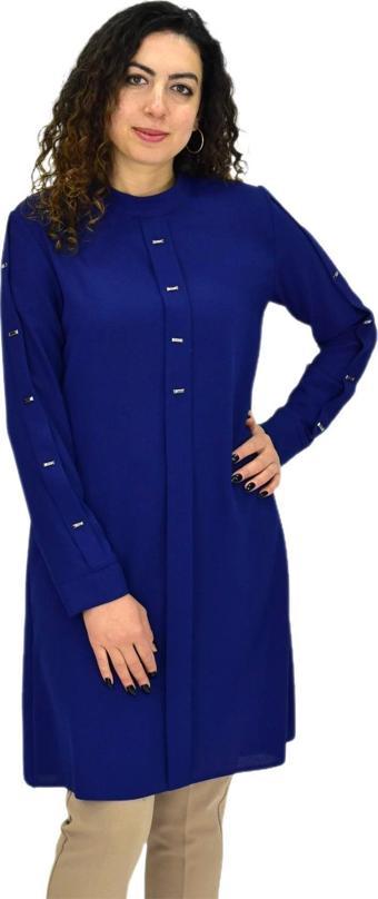 Kadın Köprü Dikişli Puntalı Tunik BGL-ST03600