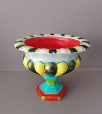Şekerlik - (Dekoratif - Vintage - Retro - Çok Renkli)