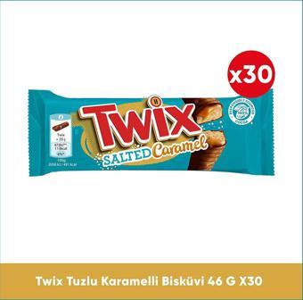 Twix Tuzlu Karamelli Bisküvi 46 G x30