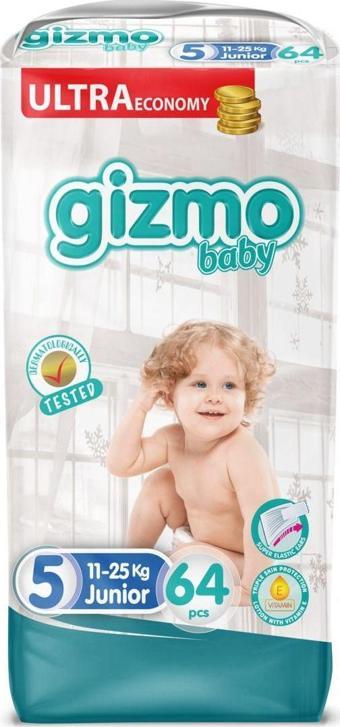 Bebek Bezi Ultra Eco Paket 5 Numara Junior 64 Adet