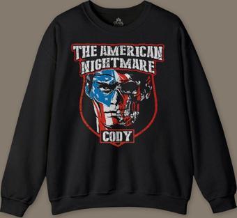 Cody Rhodes Nightmare Family Wwe Amerikan Güreşi Gym Body Baskılı Sweatshirt PSW01S-4320