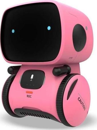 KaeKid Dokunmatik Sensörlü İnteraktif Akıllı Robot Pembe