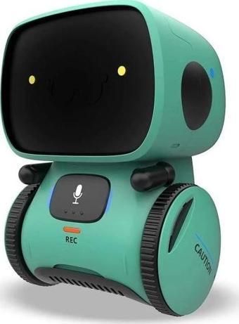 KaeKid Dokunmatik Sensörlü İnteraktif Akıllı Robot Yeşil