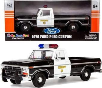 Motor Max 1:24 1979 Ford F-150 Custom Polis Arabası Sheriff