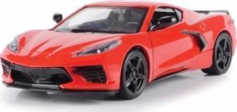 Motormax 2020 Chevrolet Corvette C8 Stingray Kırmızı Pres Döküm Model Araba